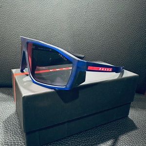 Prada™ Matte Blue Transparent Sunglasses